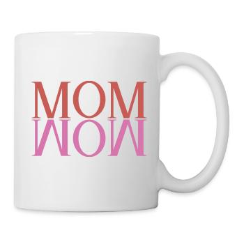 Mom Wow - Maman Maman Fête des Mères Idée Cadeau - Mug blanc - blanc - Droite