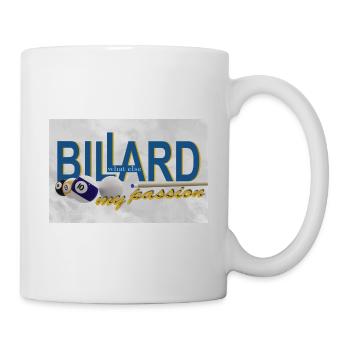 Conception de billard, Art mural, Affiche, Billard de piscine - Mug blanc - blanc - Droite