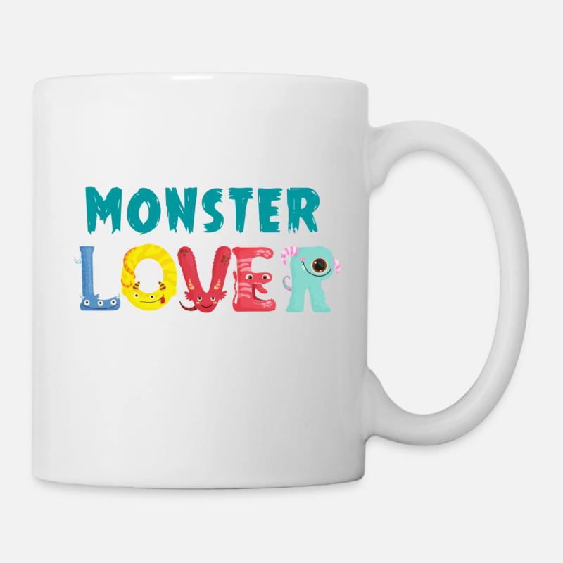 Amateurs de monstres - Mug blanc - blanc