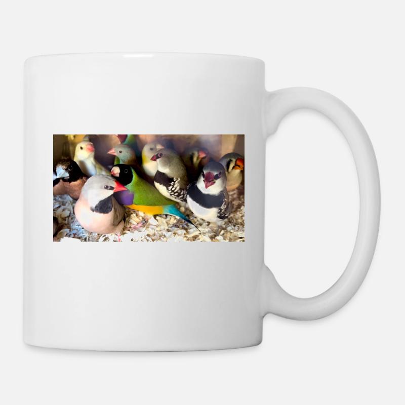Finken Mix - Tasse - Weiß
