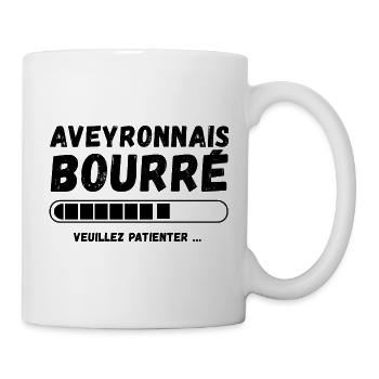 Aveyronnais humour alcool - Mug blanc - blanc - Droite