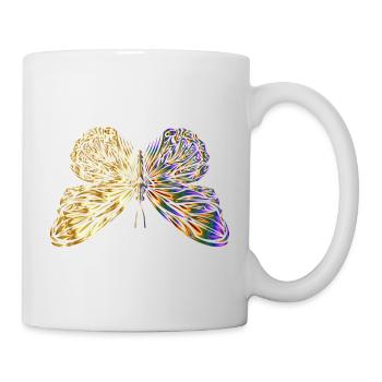 Papillon - Mug blanc - blanc - Droite