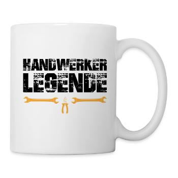 Handwerker Legende - Tasse - Weiß - Rechts