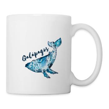 Galapagos Islands whale - Mug - white - Right