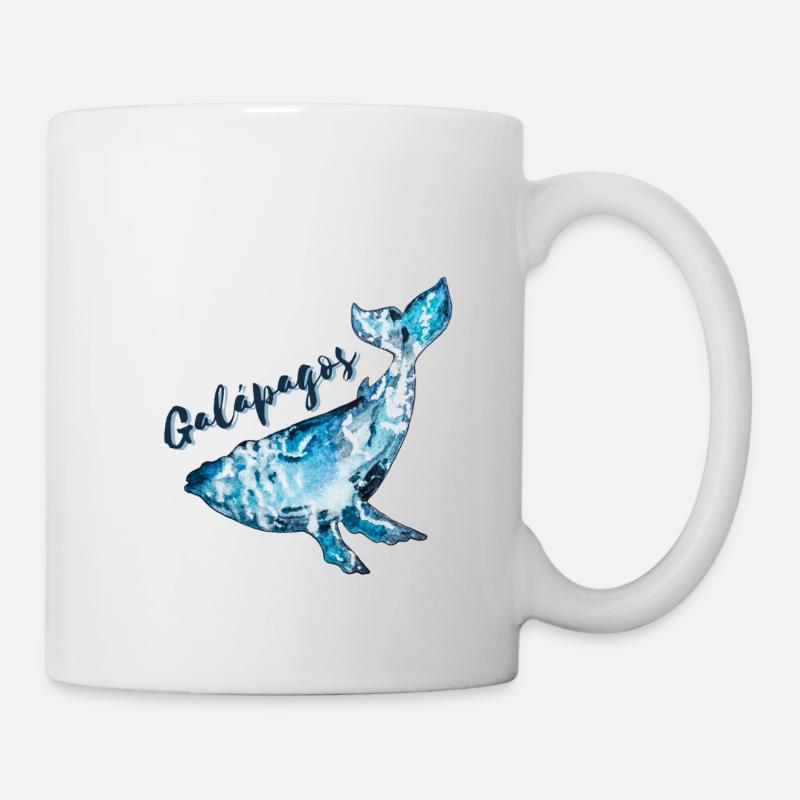 Galapagos-Inseln Wal - Tasse - Weiß