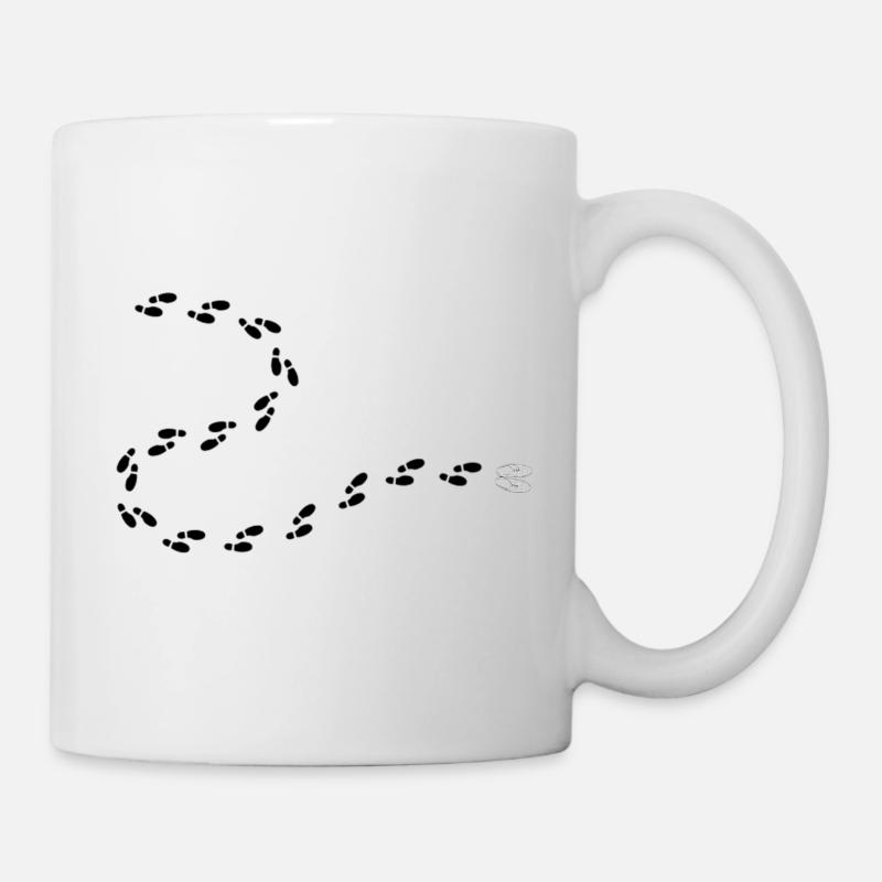 Footprints - Mug - white