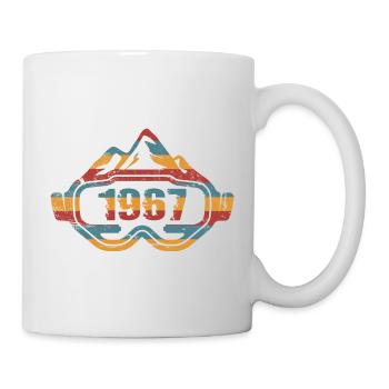 Skier Skier Skier 1967 Birthday - Mug - white - Right