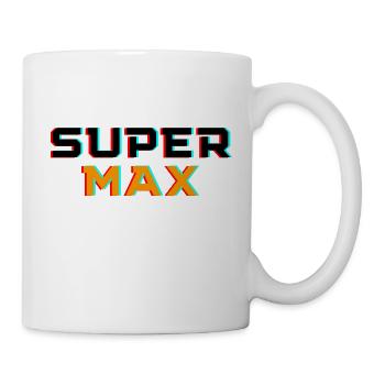Super Max Fan Shirt - Mug blanc - blanc - Droite