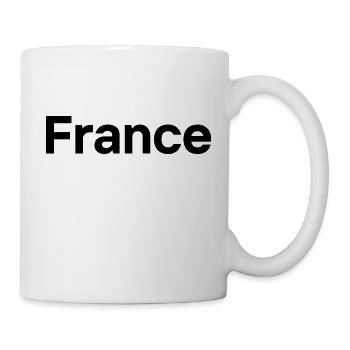 Frankreich - Tasse - Weiß - Rechts