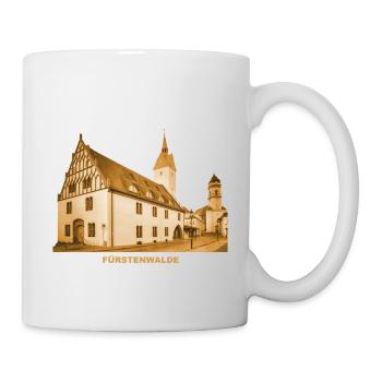 Fürstenwalde Dom St. Marien Spree Brandenburg - Tasse - Weiß - Rechts