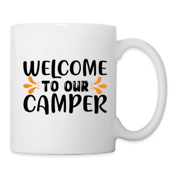 Bienvenue dans notre camping-car - Mug blanc - blanc - Droite