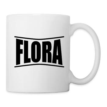 T-Shirt Flora T-Shirt Geschenkidee - Tasse - Weiß - Rechts