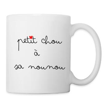 Petit chou à sa nounou - Mug blanc - blanc - Droite