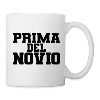 Prima del Novio Groom's Cousin Women Wedding Gift - Mug - white - Right