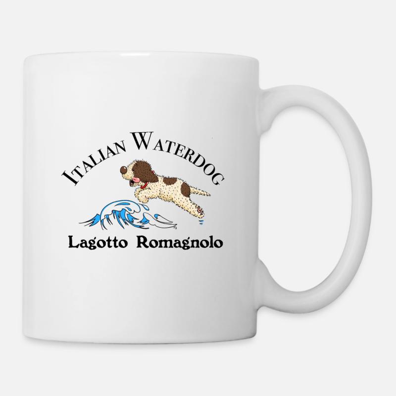 Chien d’eau1 1 - Mug blanc - blanc