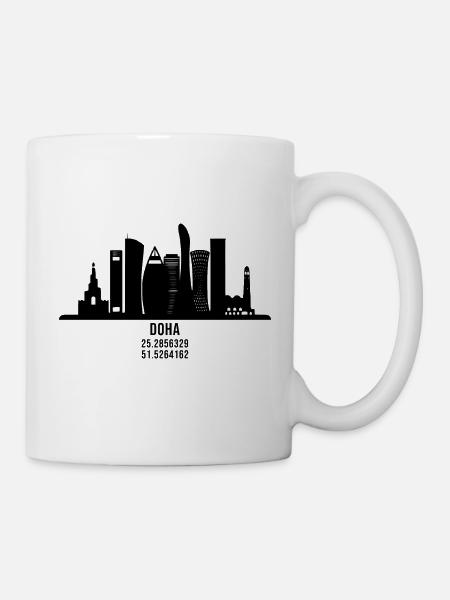 Qatar Doha doha qatar - Mug blanc - blanc