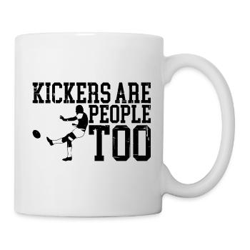 Les kickers sont aussi des gens 11 - Mug blanc - blanc - Droite