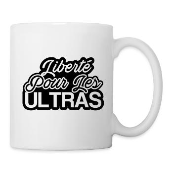 Liberté pour les Ultras - Mug blanc - blanc - Droite