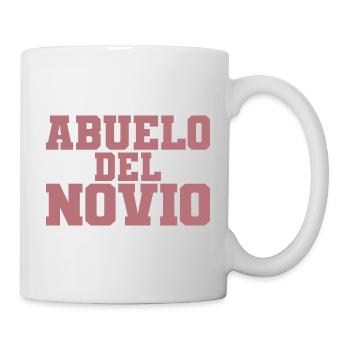 Abuelo del Novio Bräutigam Großvater Hochzeitsgeschenk - Tasse - Weiß - Rechts
