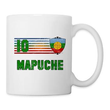 Mapuche Fußball Mannschaft - Tasse - Weiß - Rechts