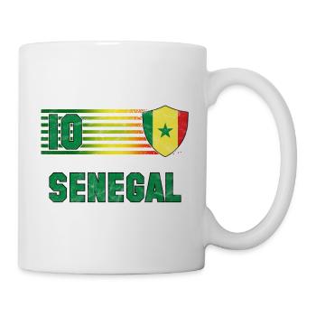 Équipe du Sénégal de football - Mug blanc - blanc - Droite