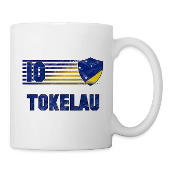 Tokelau Fußball Mannschaft - Tasse - Weiß - Rechts