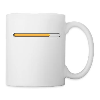 Gold loading bar (75%) great deep style - Mug - white - Right