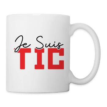 Je Suis TIC | TIC TAC Duo Drôle Cadeau - Mug blanc - blanc - Droite