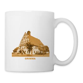 Grimma Hôtel de Ville Saxe-Leipzig Mulde - Mug blanc - blanc - Droite