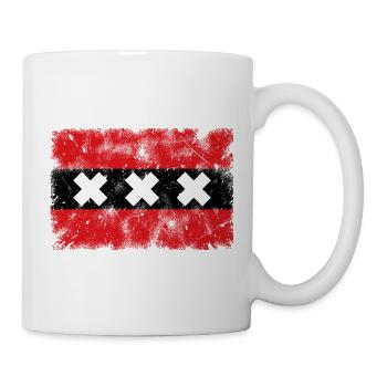 Amsterdam Vintage - Tasse - Weiß - Rechts