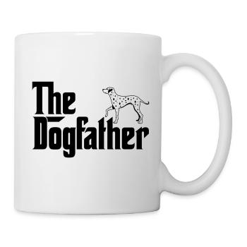 Dalmatiner Hundevater Hund Liebhaber Pate Stil - Tasse - Weiß - Rechts