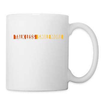 talk less smile more - Mug - white - Right