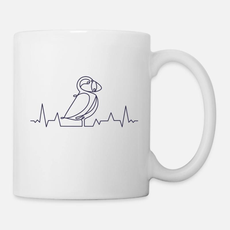 Macareux moine d’Islande - Mug blanc - blanc