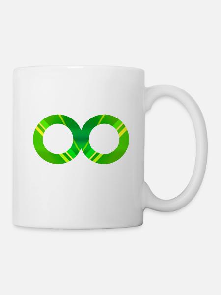Acht Unendlichkeit 7 - Tasse - Weiß