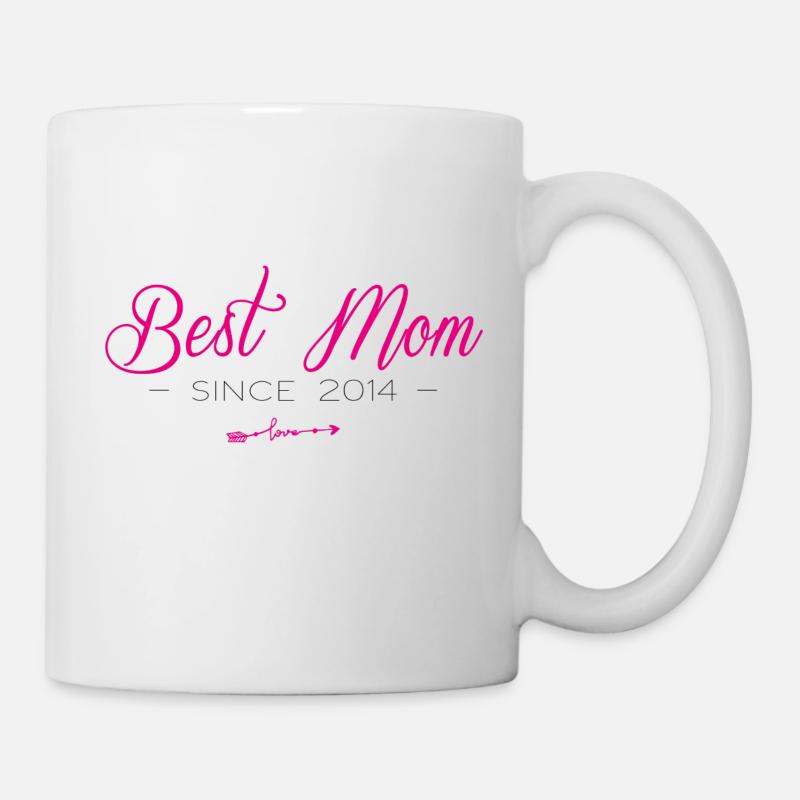 Meilleure maman depuis 2014 - Mug blanc - blanc