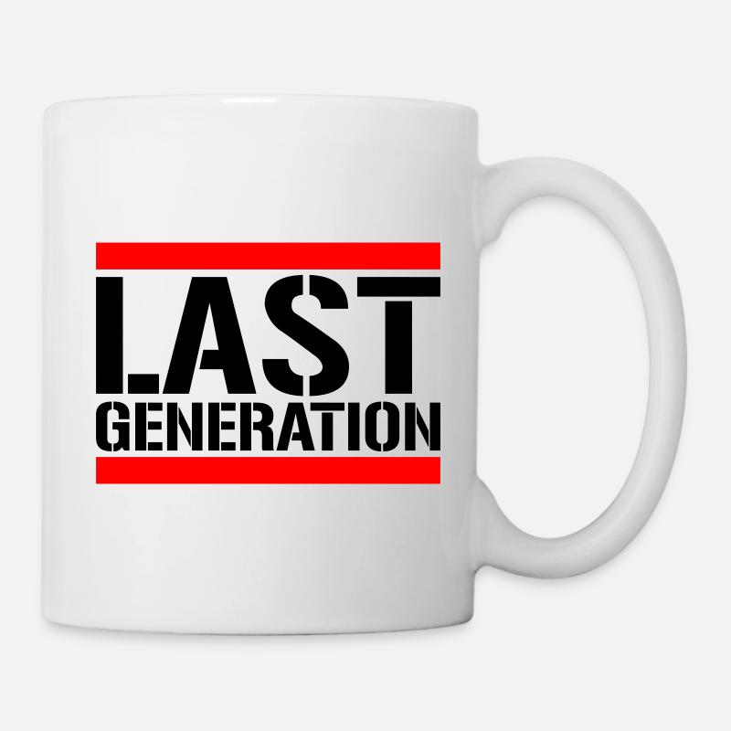 Letzte Generation | Farben änderbar - Tasse - Weiß