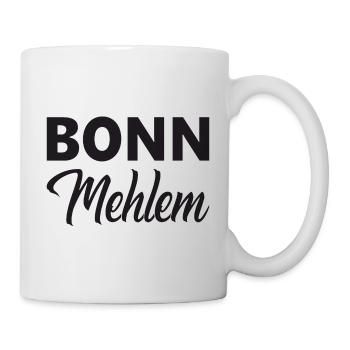 Bonn Mehlem - Stadtteil am Rhein nahe Remagen - Tasse - Weiß - Rechts