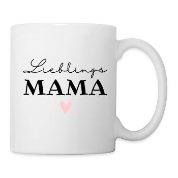 LIeblings Mama / Beste Mama / LIeblingsmensch - Tasse - Weiß - Rechts