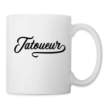 Tatoueur vintage - Mug blanc - blanc - Droite