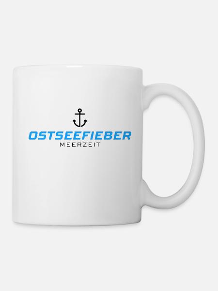 Ostseefieber - Logo - Tasse - Weiß