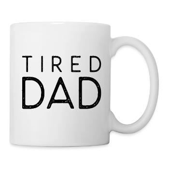 Tired Dad - Mug - white - Right