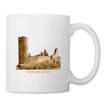 Baldenau Burg Mosbach Ruine Hundsrück Rheinland - Tasse - Weiß - Rechts