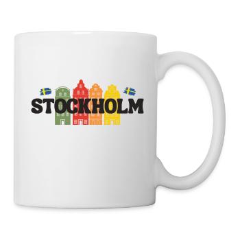 Stockholm - Mug blanc - blanc - Droite