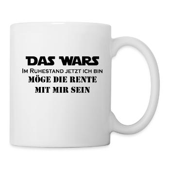 Das Wars - Tasse - Weiß - Rechts
