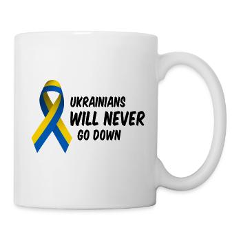 Déclaration de victoire pour la paix de la guerre en Ukraine - Mug blanc - blanc - Droite