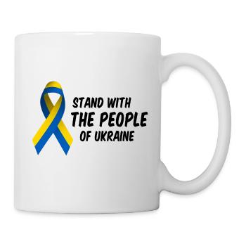Ukraine freedom slogan - Mug - white - Right