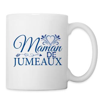 Maman de jumeaux la meilleure Maman fête des mères - Mug blanc - blanc - Droite
