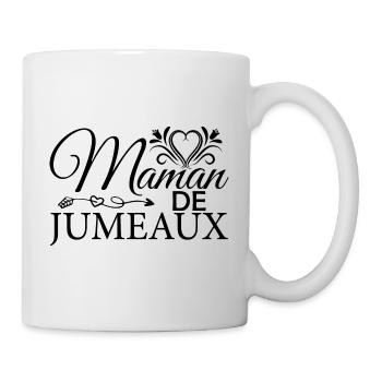 Maman de jumeaux la meilleure Maman fête des mères - Mug blanc - blanc - Droite