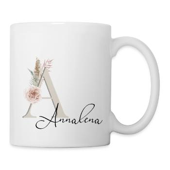Annalena Name Boho - Mug - white - Right