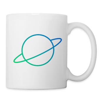 Planète Bleu-Vert - Mug blanc - blanc - Droite